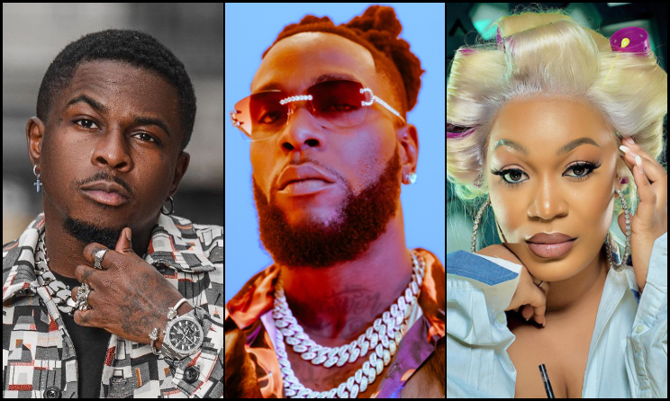 (Photo) : Didi B, Burna Boy et Josey.