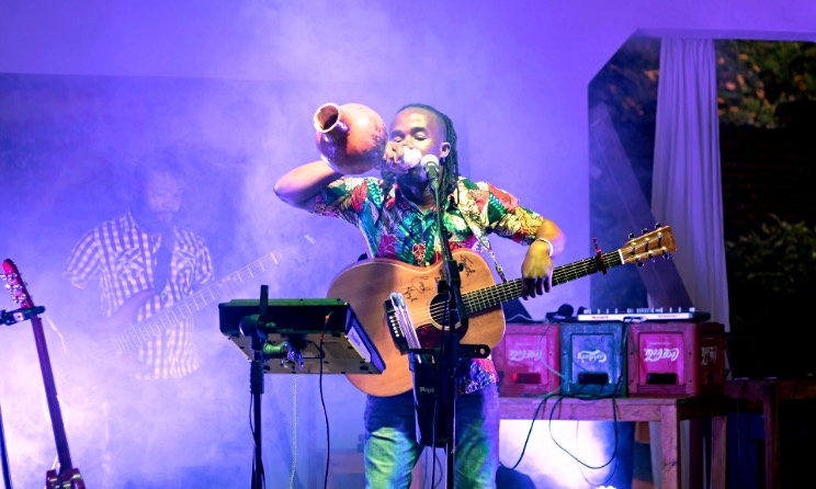 Malawian musician Faith Mussa performing at Zomba City Festival 2021. Photo: Zomba City Festival