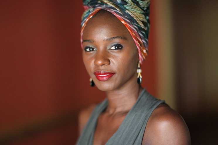 La chanteuse gabonaise Pamela Badjogo