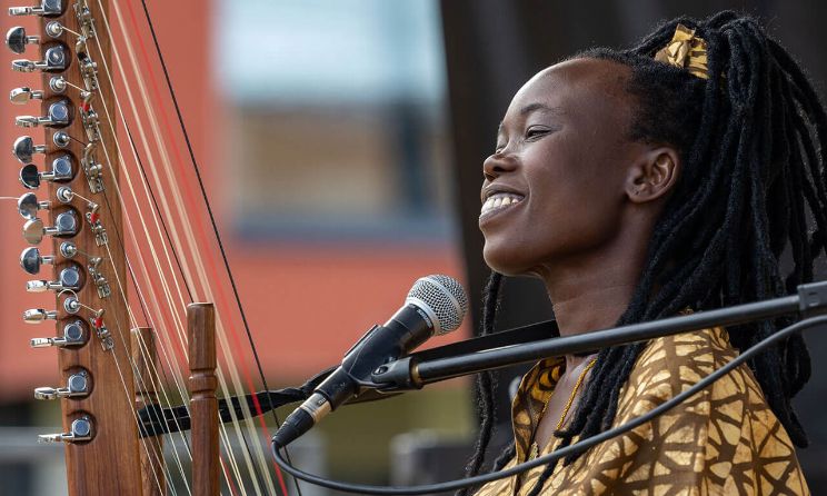 Senegalese Afro-folk singer and kora player Senny Camara is among artists who will perform at the 34th International Africa Festival in Würzburg, Germany, this May. Photo: Senny Camara