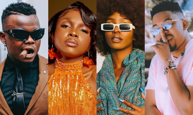 Harmonize, Zuchu, Phina and Jay Melody.