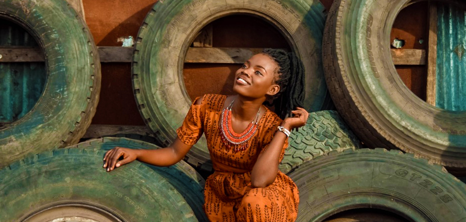(Photo) : la slameuse congolaise Mariusca.