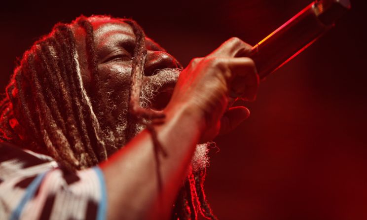 Ivorian reggae star Tiken Jah Fakoly performing at the 2023 Sauti za Busara festival. Photos: Rashde Fidigo