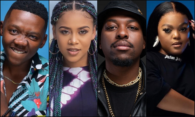Aymos, Sho Madjozi, De Mthuda and DBN Gogo.