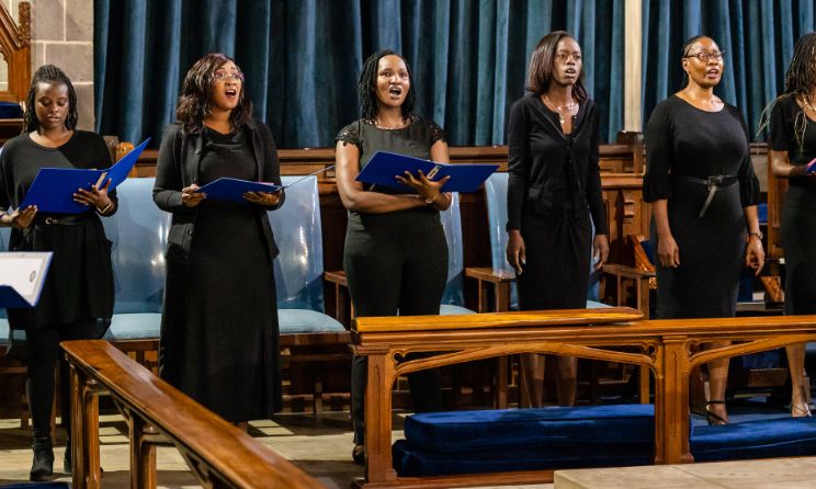The application deadline is 20 March. In the photo: All Saints’ Cathedral Nairobi choir. Photo: Facebook