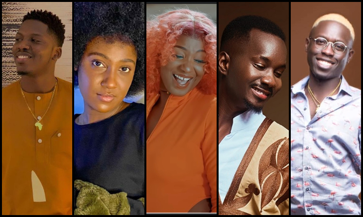 (Photo) : Kane Diallo, Amira Abed, Mia Guissé, Jeeba et Ngaaka Blindé.