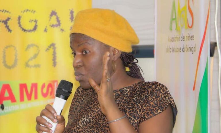 (Photo) : l'AMS appelle le gouvernement sénégalais à mettre en application la loi sur la copie privée.