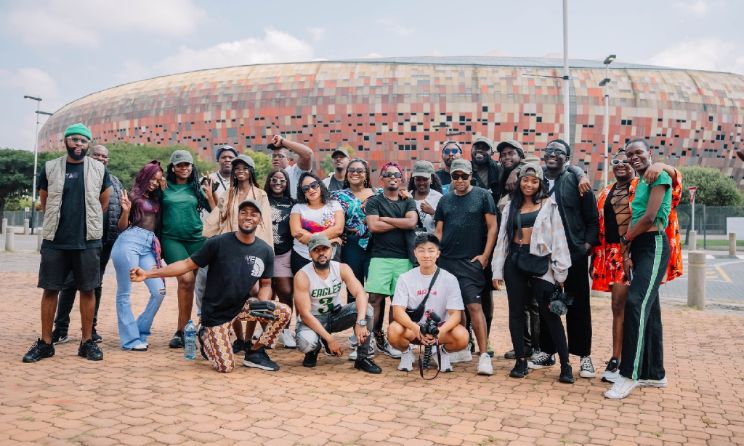Content creators from Nigeria, Kenya, Ghana and South Africa experience Soweto during the #SpotifyAmapianoTour on 23 March 2023.