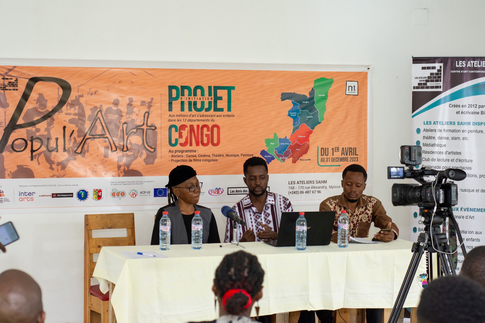 (Photo) : Conférence de presse du 29 avril aux Ateliers Sahm