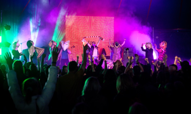 Welsh group Cosmic Dog Fog performing at the 2023 edition of FOCUS Wales international festival in Wrexham. Photo: Alexandra Durrant