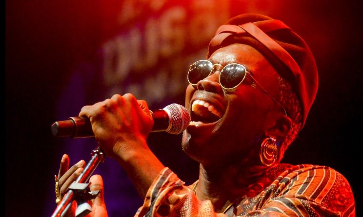 Tanzanian musician Damian Soul performing at the 2023 edition of Sauti za Busara festival in Stone Town, Zanzibar. Photo: Rashde Fidigo