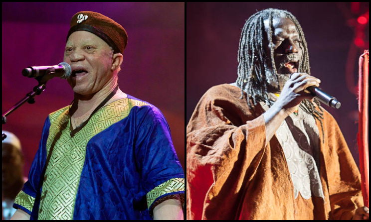 (Photo) : Salif Keita et Tiken Jah Fakoly.