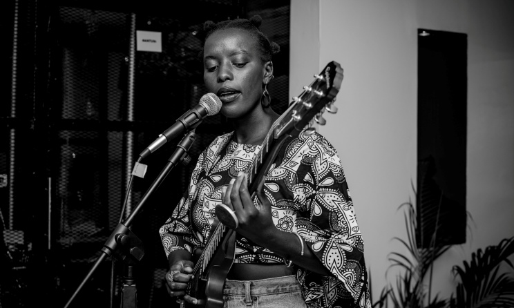 Artists performing at Santuri Salon in Nairobi. Photo: Santuri East Africa