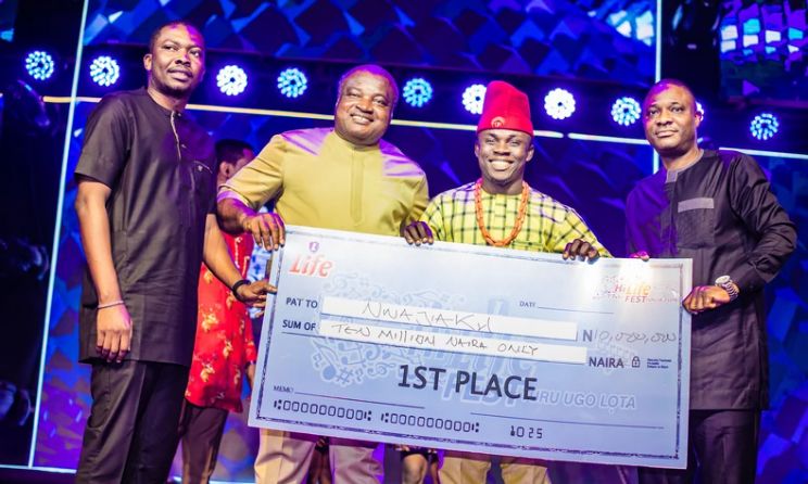 Nwajiaku Voice took home the coveted title at Life Beer Hi-Life Fest 2023.