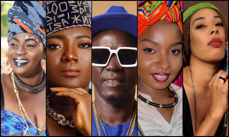 (Photo) : Be Ahissia, Matibèye, Paco Diatta, Mouna la Slameuse et Naya de Nayama.