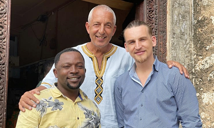 Journey Ramadhan, Yusuf Mahmoud and Lorenz Herrmann. Photo: Rashde Fidigo