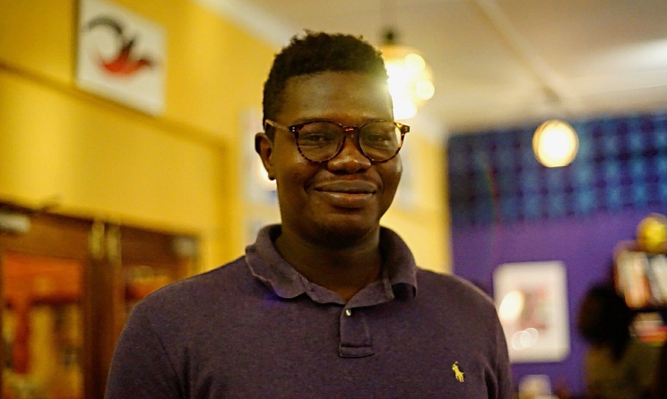 Ghanaian digital artist Hakeem Adam won the 2022 Fak’ugesi award in the Cross-Sector Sound Art category. Photo: Twitter