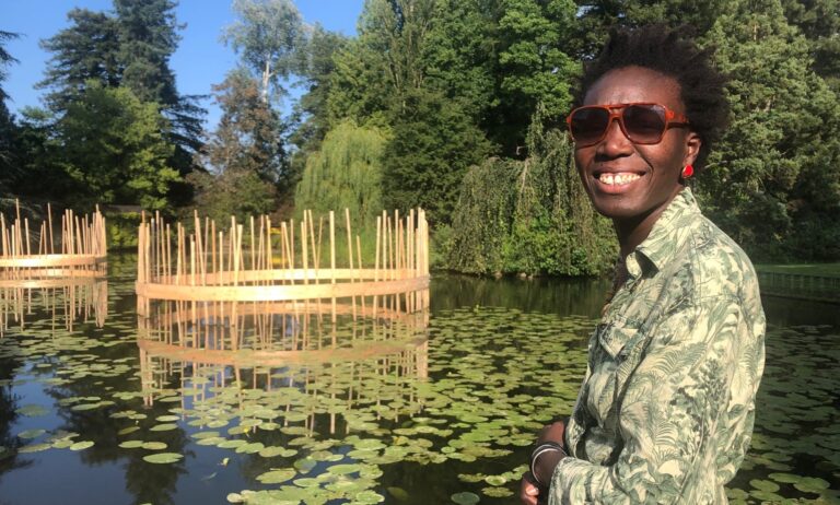 (Photo) : Mané à Châteaubourg, au Jardin des Arts.