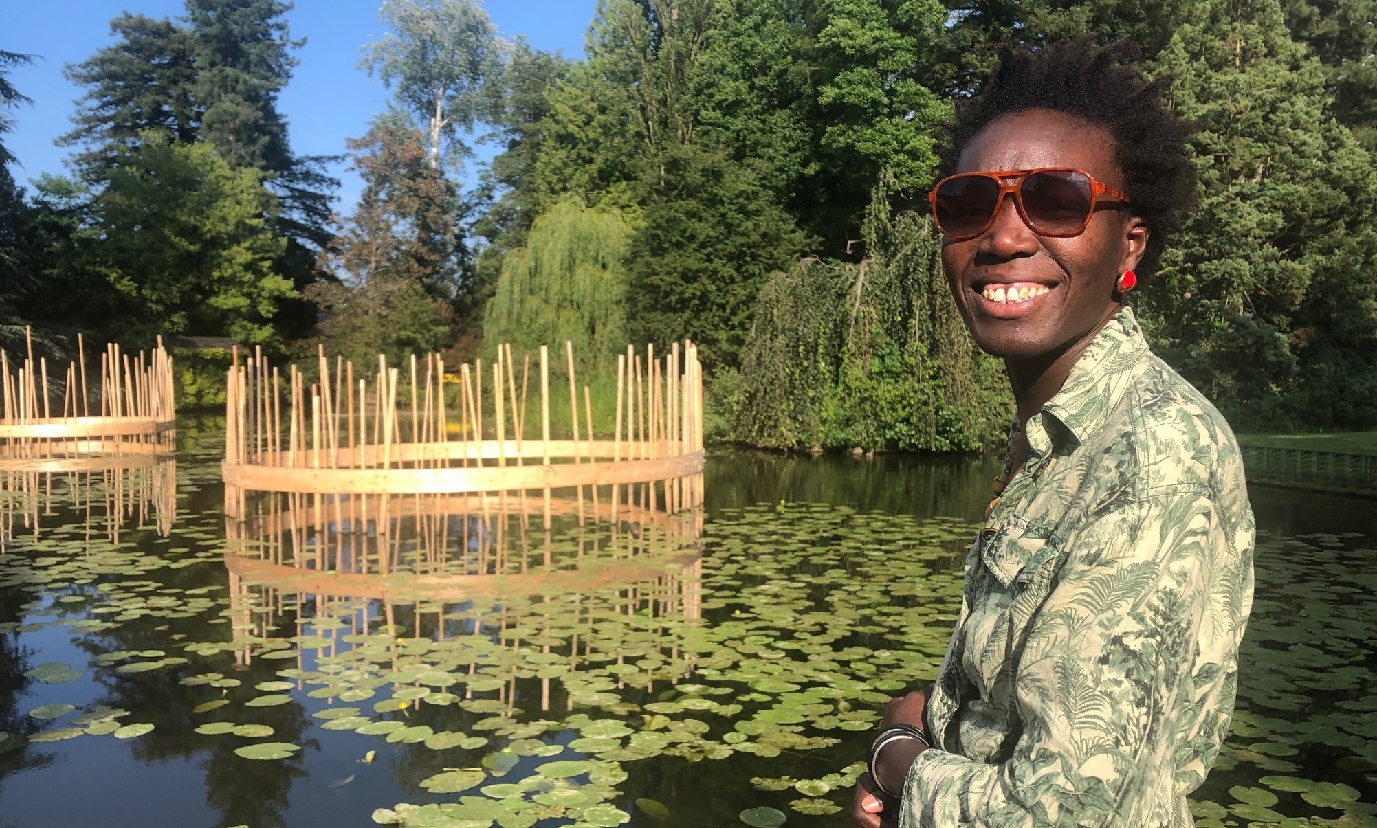 (Photo) : Mané à Châteaubourg, au Jardin des Arts.