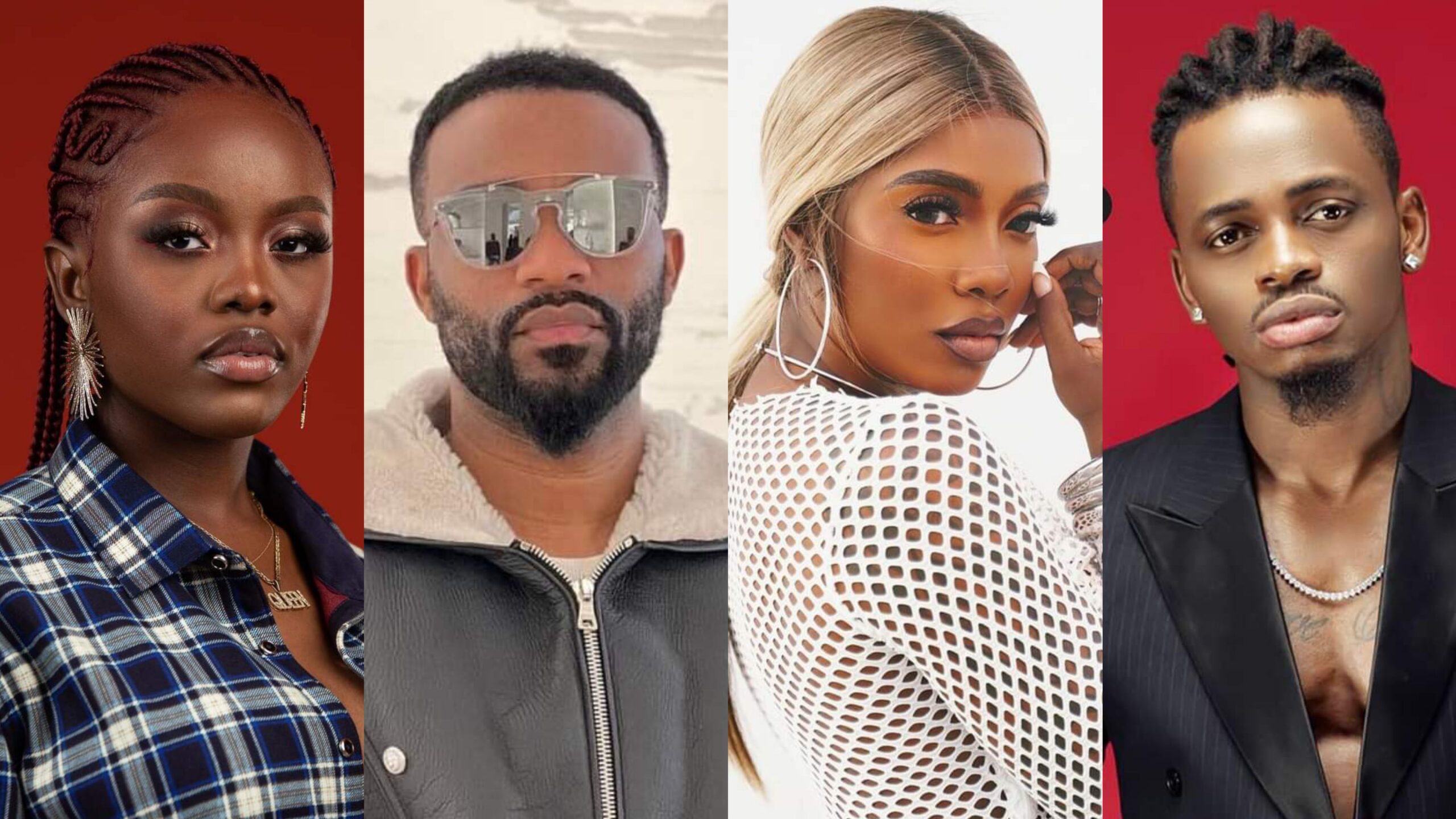 (Photo) : Gyakie, Fally Ipupa, Tiwa Savage, Diamond Platnumz