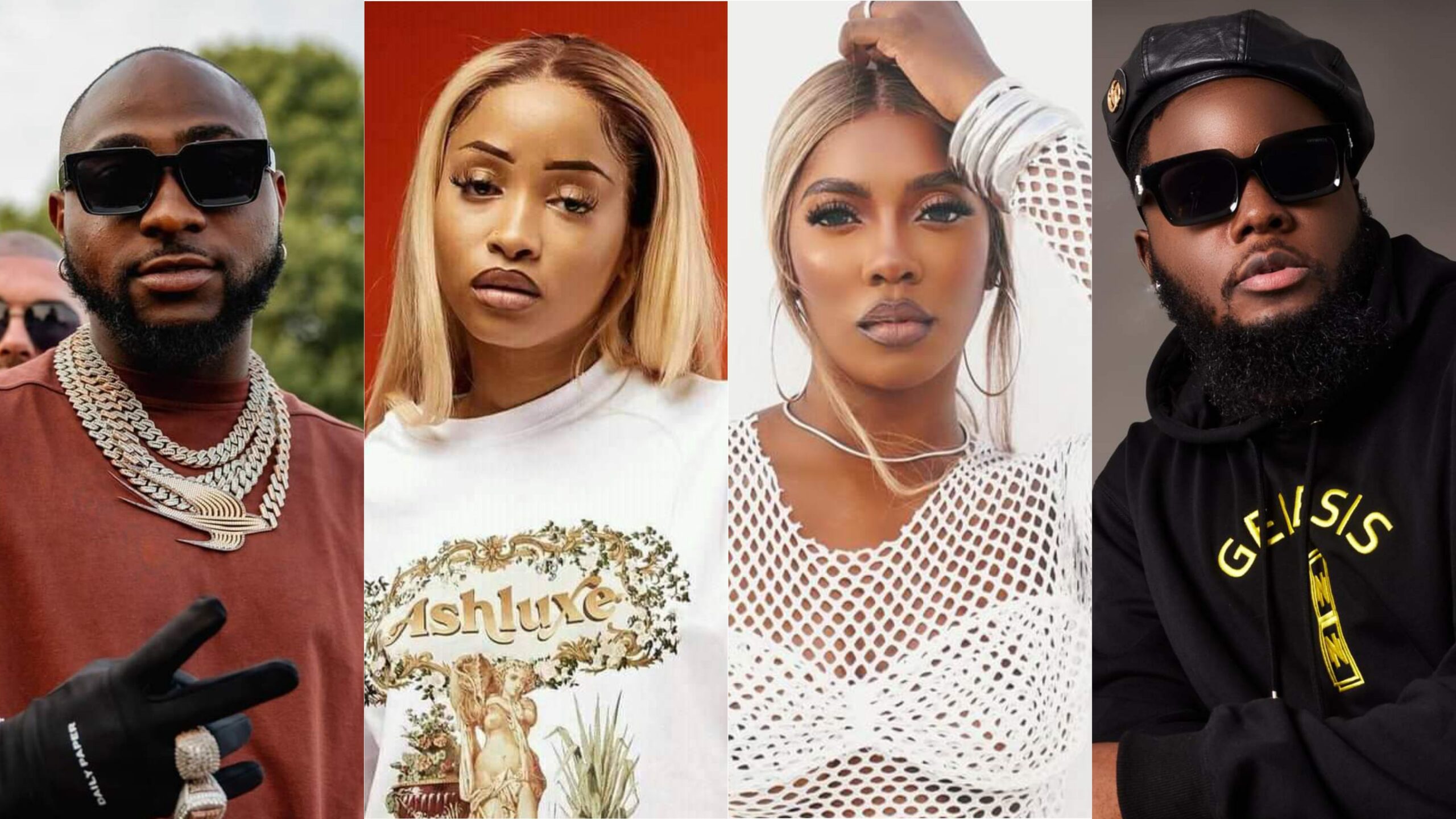 (Photo) : Davido, Uncle Waffles, Tiwa Savage et Ko-C