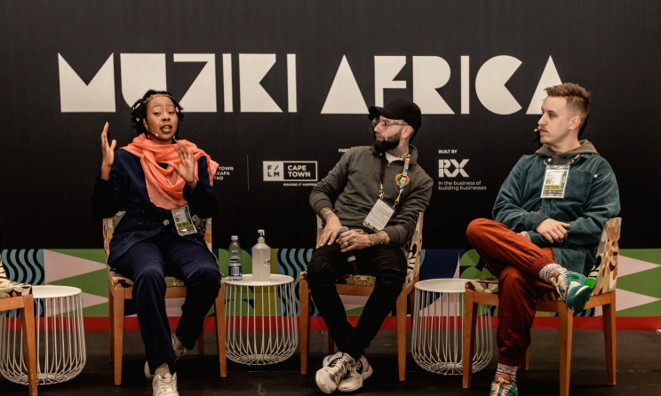 Namakau Star, Chad Da Don and Das Kapital during a Muziki Africa panel discussion in 2022. Photo: FAME Week Africa