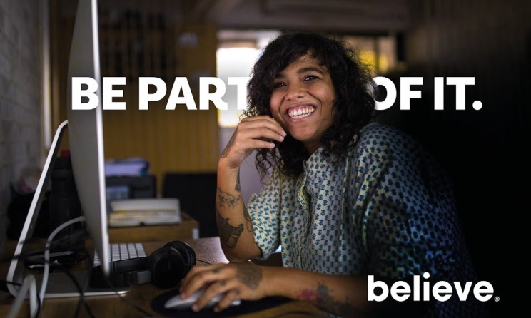 Believe recrute en ce moment en France, un(e) assistant.e editorial et marketing partnerships.