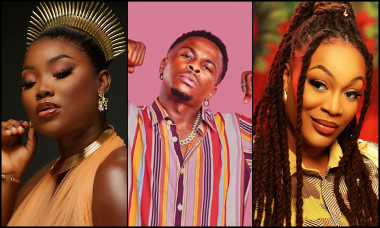 (Photo) : les artistes ivoiriens Roseline Layo, Didi B et Josey.
