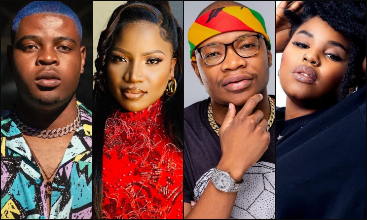 Tyler ICU, Makhadzi, Master KG and Nkosazana Daughter.