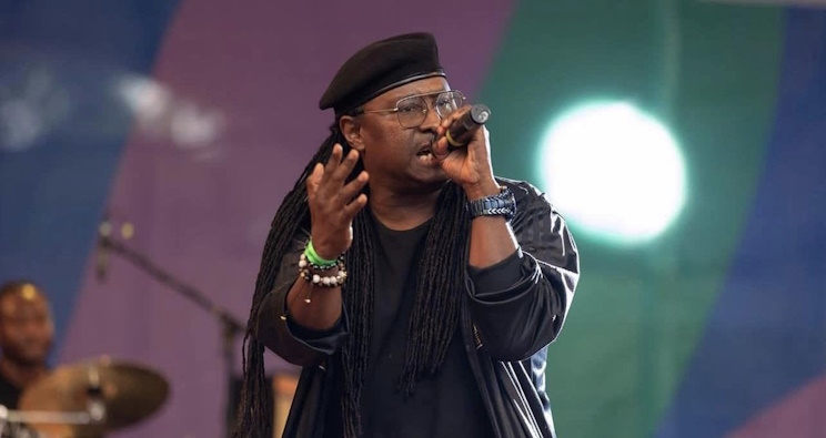 Le rappeur sénégalais sur la scène du festival Amani en RDC