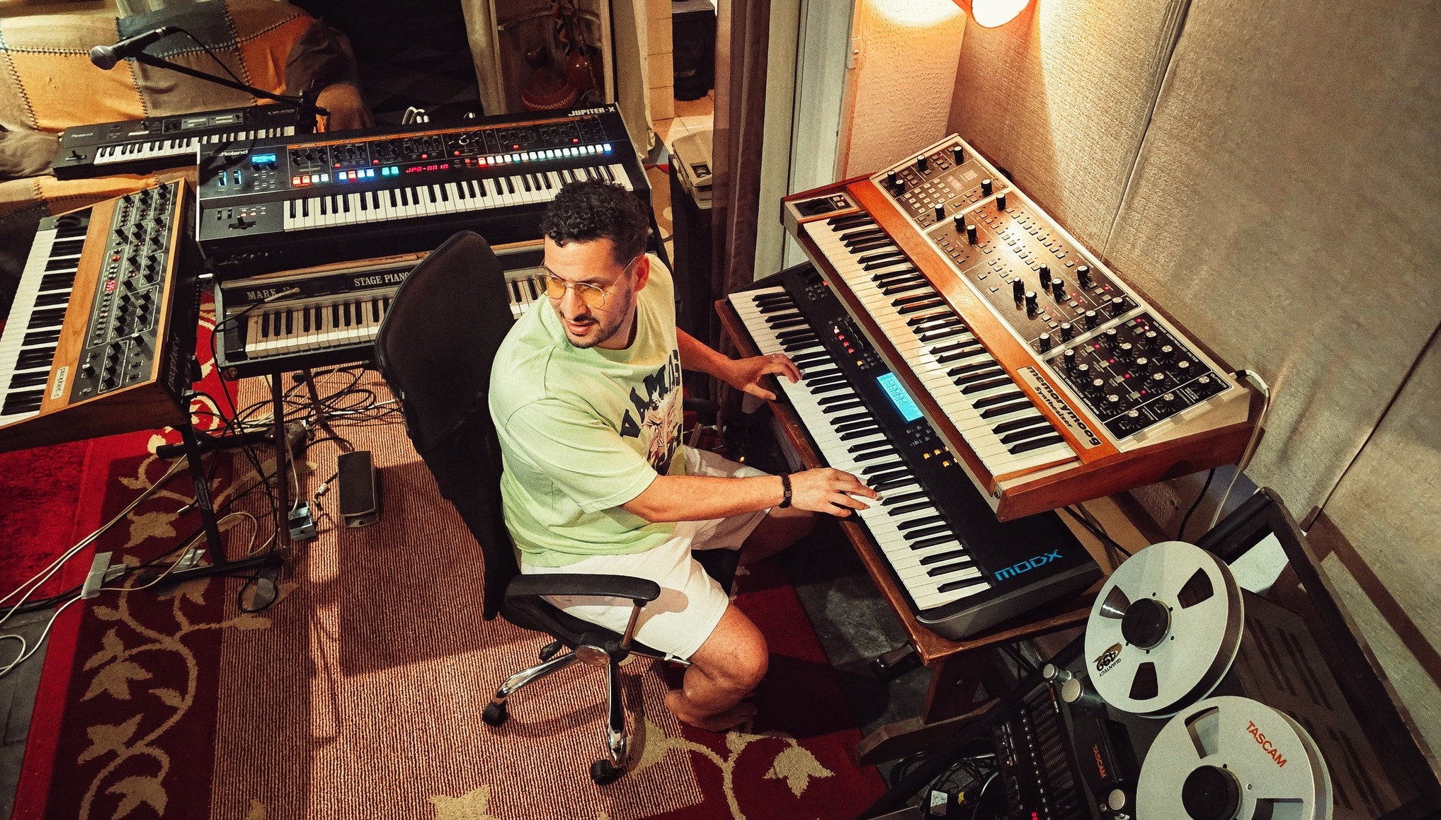 (Photo) :: DJ Moh Green au studio.