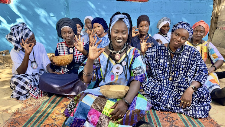 La chanteuse sénégalaise Mariaa Siga lors du tournage de son vidéoclip « Mame Bamba » (Photo) : Mao Sidibé
