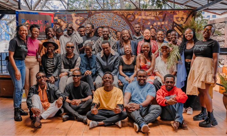 Passion to Profit Cohort 2 participants at the Alchemist Bar in Nairobi. Photo: focusisme