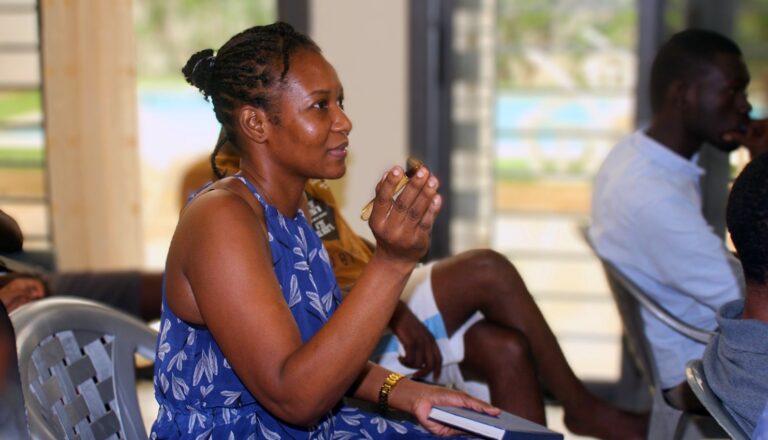 (Photo) : participante à une cohorte de formation de Teranga Tech Incub’.
