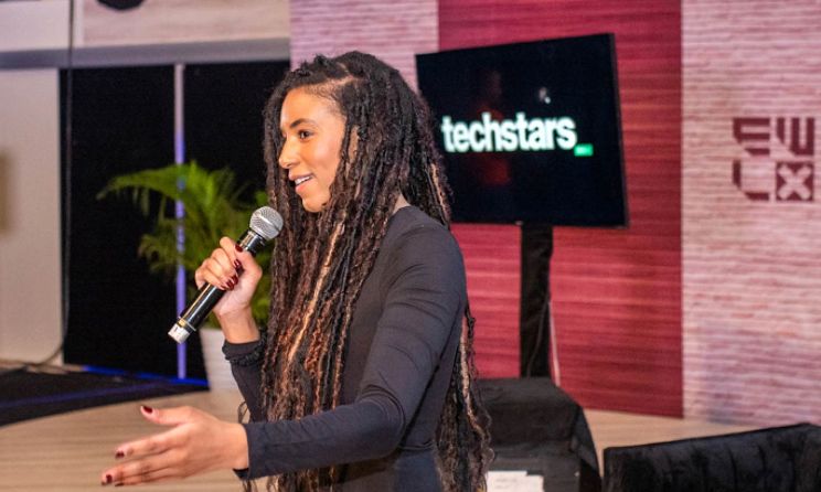 Techstars investment manager Alisha Golden speaking at the inaugural EWL last year.