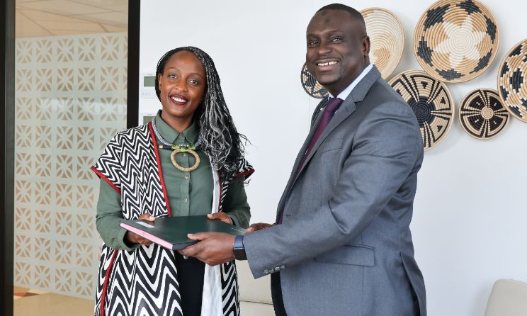 Spotify managing director for sub-Saharan Africa Jocelyne Muhutu-Remy and Orange Middle East and Africa deputy CEO Brelotte Ba.