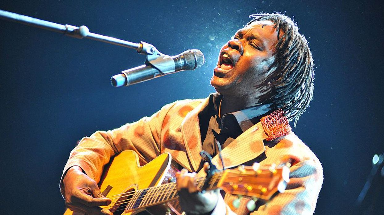 (Photo) : le chanteur sénégalais Baaba Maal qui a chanté sur la bande originale de la saga Black Panther.