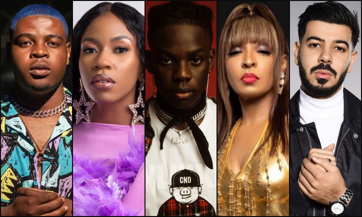 Tyler ICU, Vinka, Rema, Viviane Chidid and Dystinct.