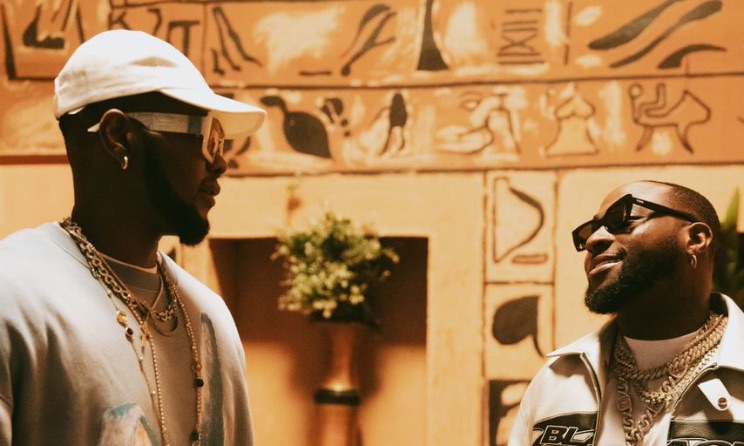 Kizz Daniel and Davido.