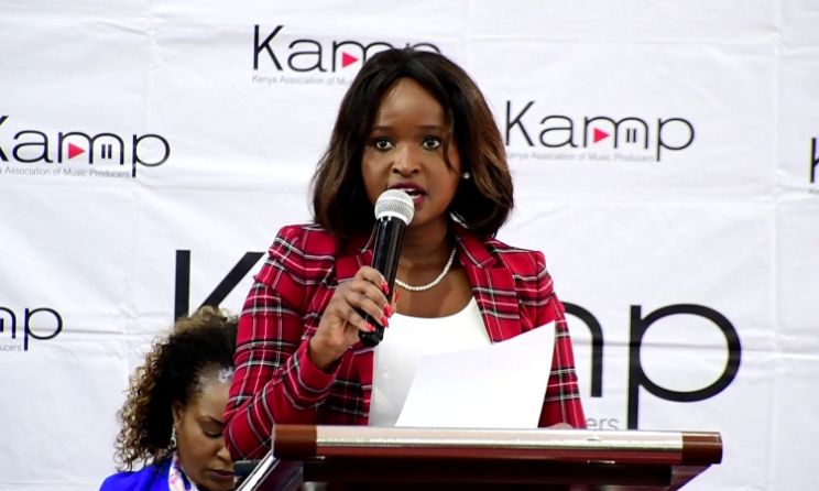 KAMP chairperson Angela Ndambuki.