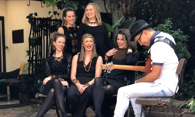 Baobab Sisters and Cameron Ward. Photo: Facebook