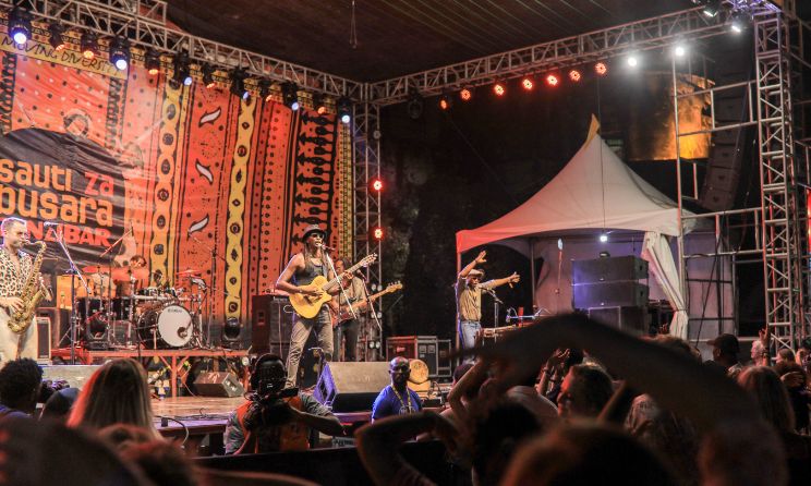 Reunionese band Dogo Fara performing at Sauti za Busara 2024. Photo: Busara Promotions