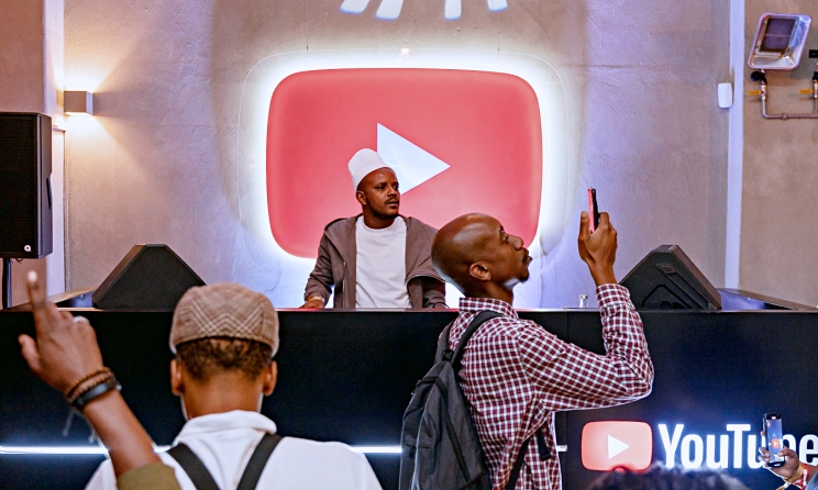 Kabza De Small during YouTube’s music day event in Johannesburg, South Africa.
