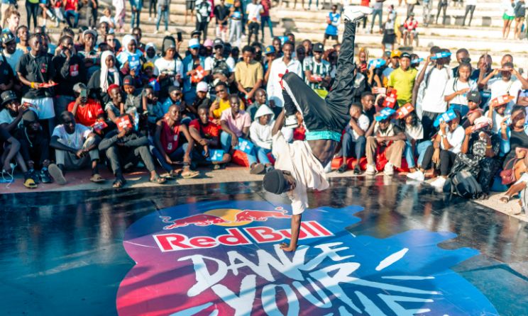 A contestant at the Mombasa edition of the Red Bull Dance Your Style Kenya competition.