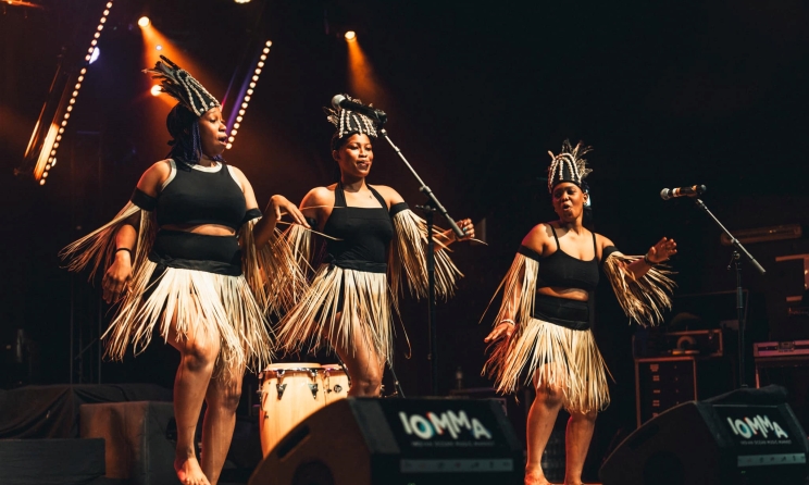 Tanzanian group Wamoto Music performing at IOMMA 2024. Photo: IOMMA