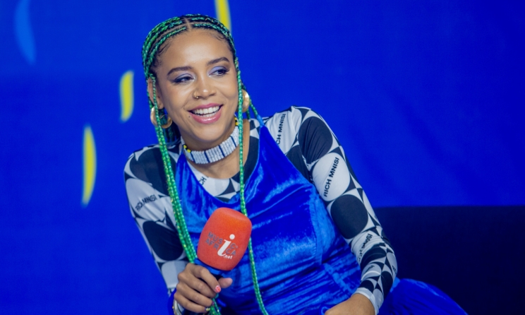 South African musician Sho Madjozi during the Music In Africa Foundation’s 2023 ACCES music conference in Dar es Salaam, Tanzania. Photo: Infocus