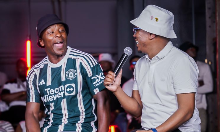 TKZee members Zwai Bala and Kabelo Mabalane.