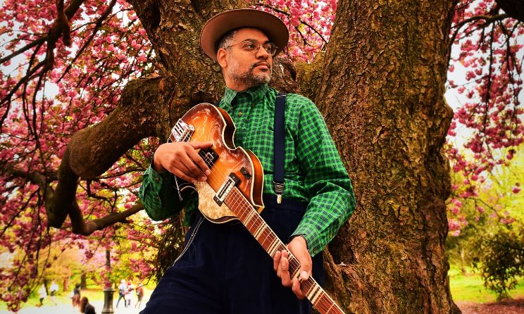 American folk artist Dom Flemons is a recipient of the International Acoustic Music Award. Photo: Instagram