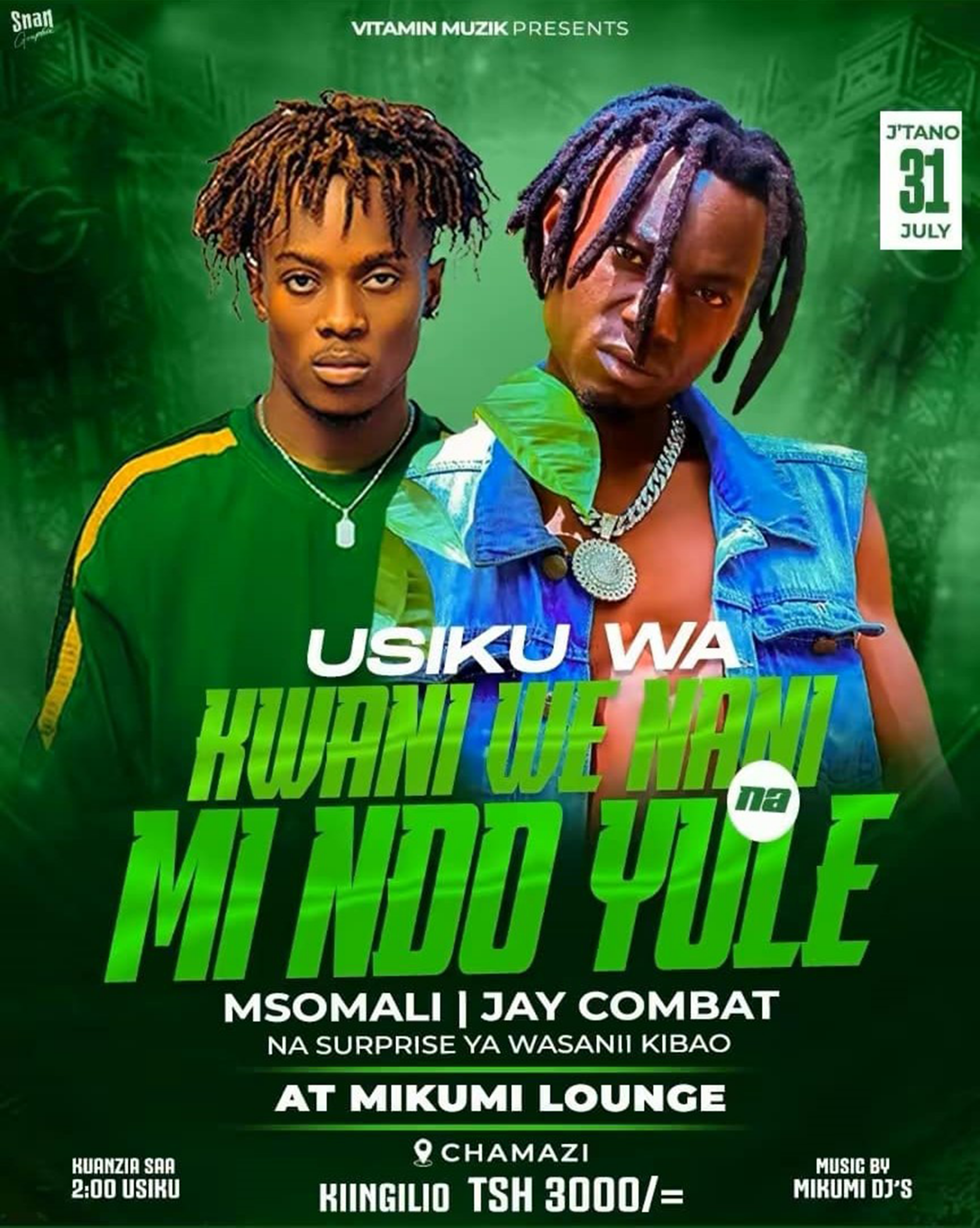 kwaniwenanimindoyuleevent