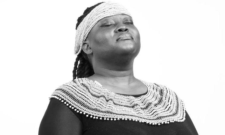 South African poet Lelethu Mahambehlala participating in a GPS project in Hamburg, Peddie, Eastern Cape, in February last year. Photo: Lihle Menziwa